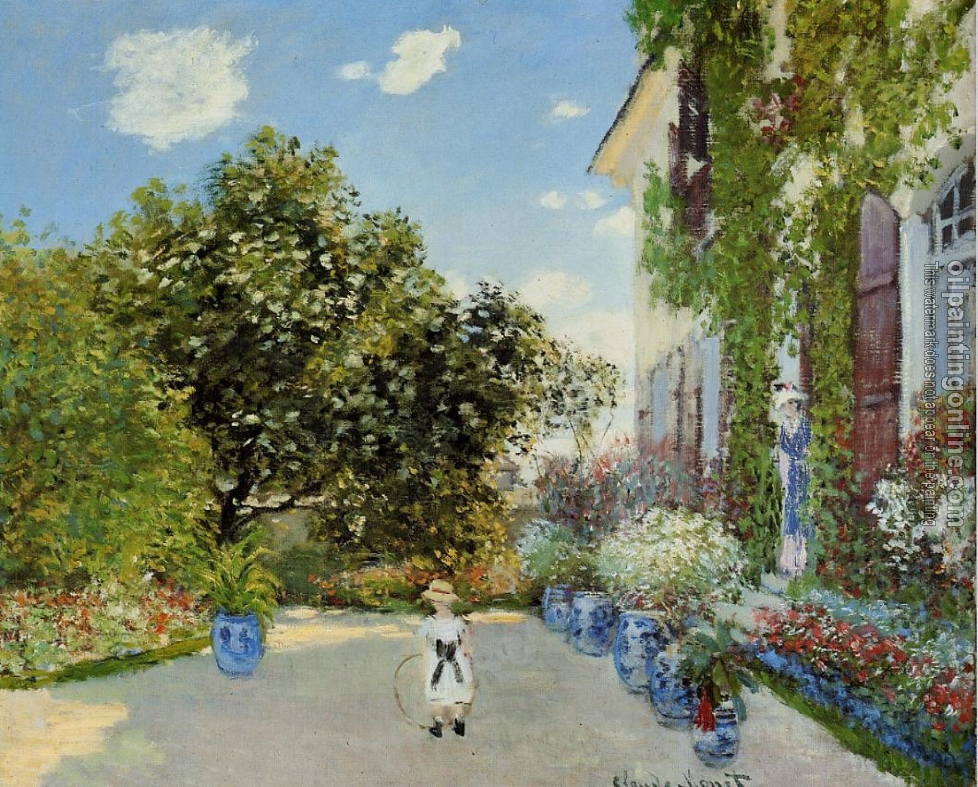 Monet, Claude Oscar - The Artist's House at Argenteuil